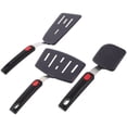 thumbnail image 1 of 3 Pcs Silicone Spatula Set Kitchen Appliances Nonstick Spatulas Work Wok Utensils Silica Gel, 1 of 6