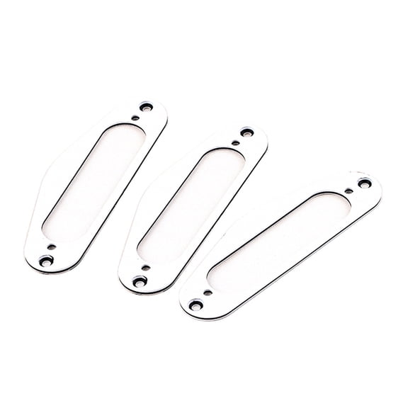 3 Pcs Single Coil Pickup Surround Plate Mounting Vintage Metal S Neck Pickup Electric Guitar Accessories