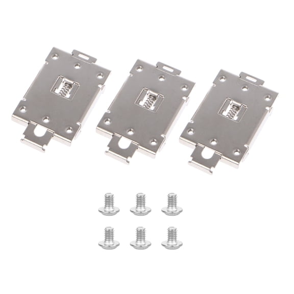 3 Pcs Single Phase SSR 35mm DIN Rail Fixed Clip Clamp for w./