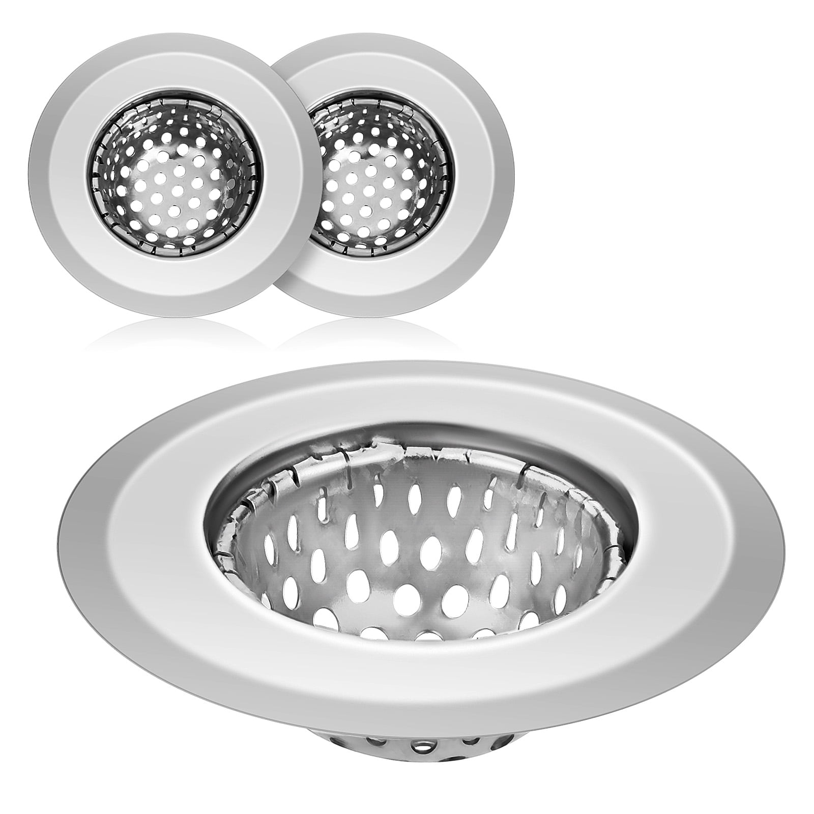 3 Pcs Sink Strainers Mesh Sink Strainer Sink Screen Strainer Stainless