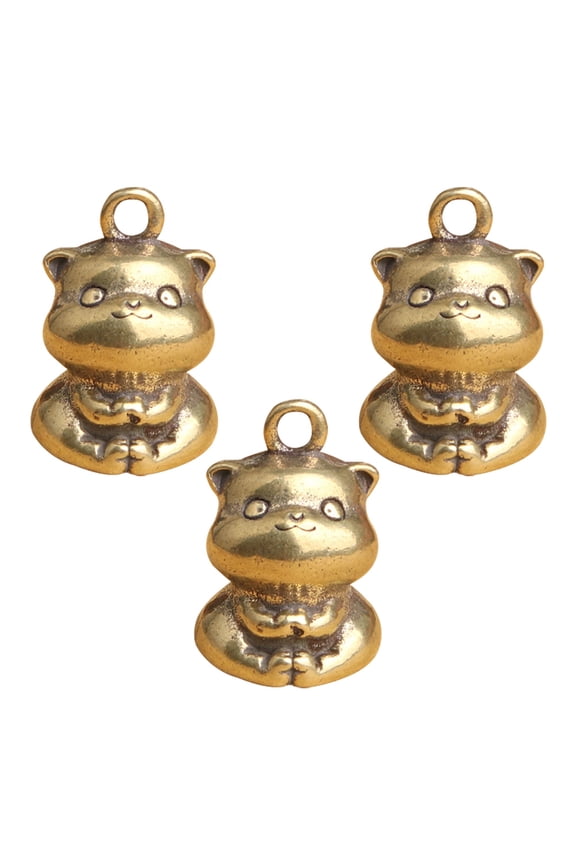 3 Pcs Key Chain Cat Shaped Pendant Themed Decor Child