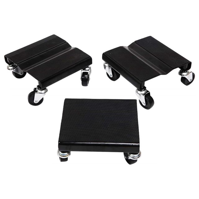 3 Pcs Snowmobile Dolly Set AntiSlip Mover Moving Dollies Movers with Caster Wheels 1500 LBS