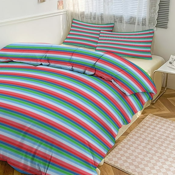 3 Pcs Soft Bedding Set, Includes 1 Duvet Cover with Zipper And 2 Pillow Shams,Chucky Child's Play Good Guys Pattern Twin(86"x70")