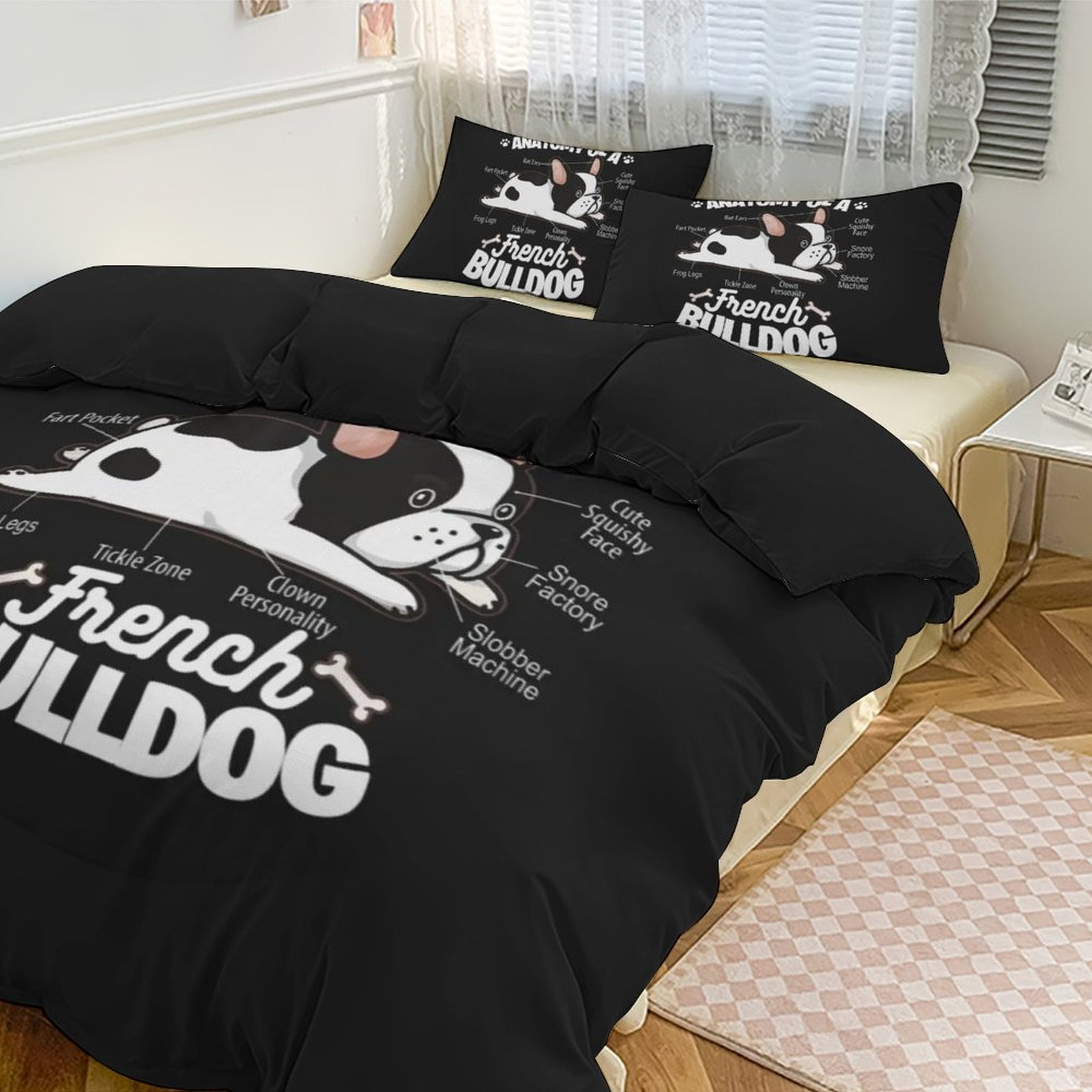 French Bulldog Charm CW1411050CL Duvet Cover Set main image 1