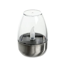 3 Pcs Solar Lights Outdoor Waterproof ,Outdoor Solar Candle, Outdoor Garden Solar Lights Flickering Candle Lanterns for Home Bar Restaurant Camping Valentines Decor