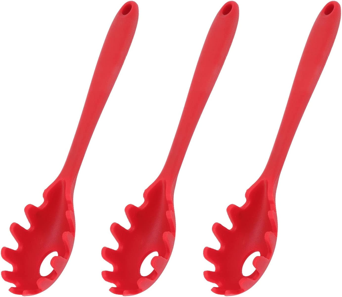 2 cucchiai multifunzionali, 31 x 7 cm, in silicone, resistenti al