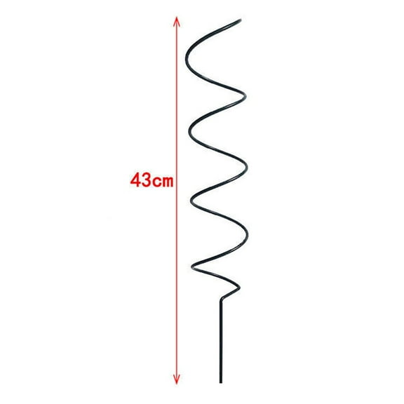 3 Pcs Spiral Tomato Stakes with 100 Pcs Tie Thread, Tomato Spiral Stakes, Climbing Plant Stake Supports
