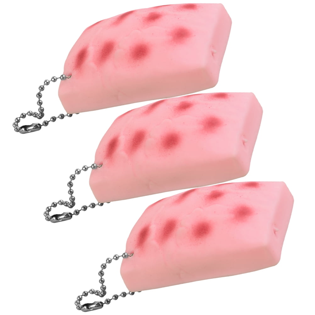 3 Pcs Squeeze Tofu Toy Shaped Toys Cartoon Child Playsets Gifts