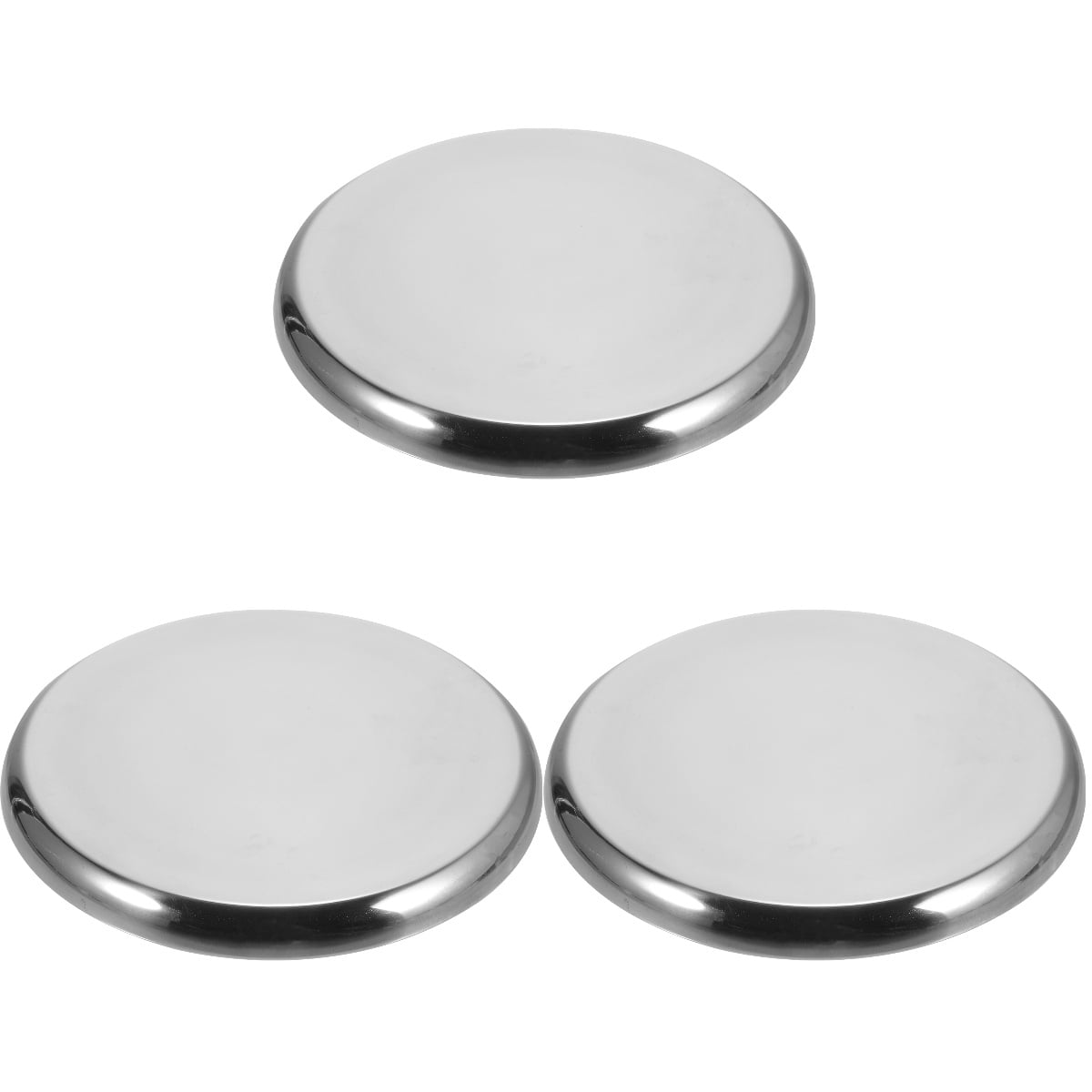 3 Pcs Stainless Steel Bar Stool Seat Replacement, Round Bar Stool Seat ...