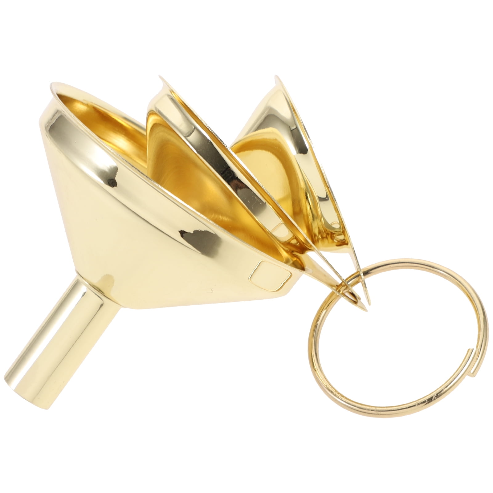 3 Pcs Stainless Steel Funnel Funnels for Filing Bottles Liquid