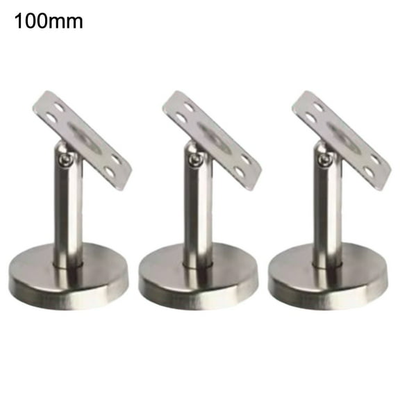 3 Pcs Stair Handrail Brackets Adjustable Column Straight Bracket 304 Stainless Steel Handrail Wall Support Fixed Hardware
