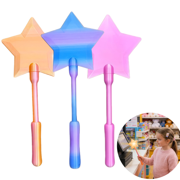 3 Pcs Star Credit Card Wand Tap to Pay Contactless 3D Printed Magic Wand Card Holder for Easy Checkout