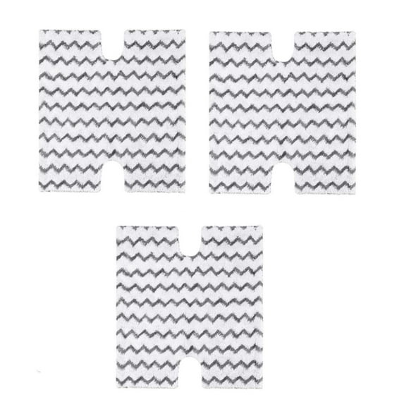 3 Pcs Steam Pocket Mop,Intelli-Mop Head,Steam Mop Pads,White for Shark S3973D Lift-Away 2-in-1 Pro Steam S3973D S5003D S6001 S6002 Mop Cloth Pads