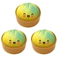 thumbnail image 1 of 3 Pcs Steamed Dumpling Sensory Toys, Fidget Toys Squeeze Stress Relief Adults, Glitter Dumpling Squeeze Ball Squeeze, High Density Squeeze Dumpling For Desk Focus, 1 of 8