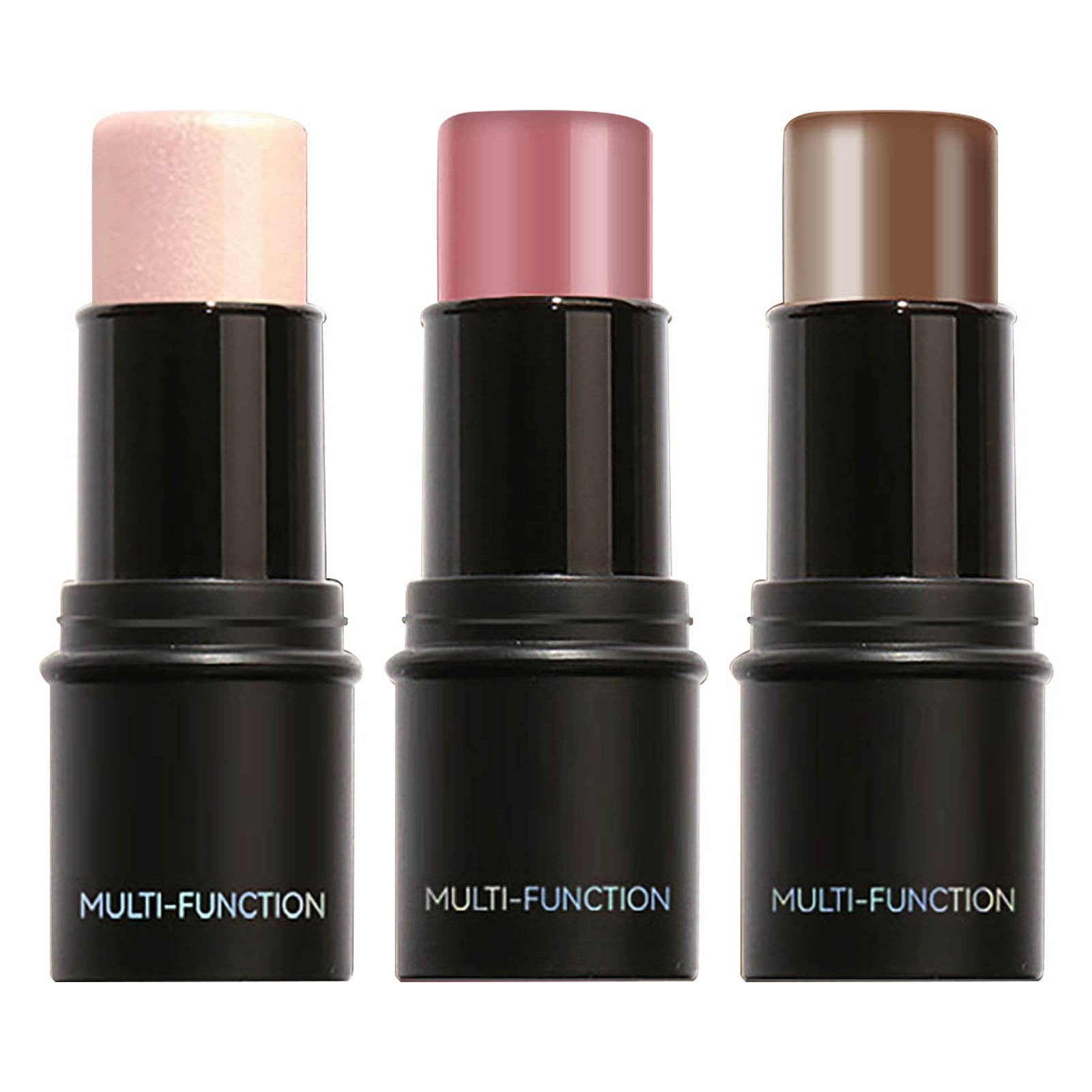 3 Pcs Stick Non Stick Highlighter And Bronzer Pen Neutral Each Kit