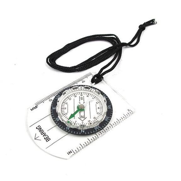 WRISTBIQUE 3Pcs Orienteering Compass Featuring Bezel Adjustment Dial and Clear Glass Base for Easy Reading
