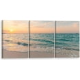 thumbnail image 1 of 3 Pcs Summer Beach Wall Art Decor, Sunset Seaside Canvas Painting Posters,Nature Sea Ocean Pictures for Living Room Bedroom Home Decoration, 1 of 6