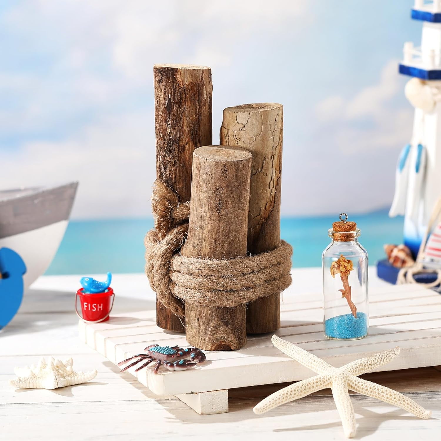 3 Pcs Summer Driftwood Decor Rustic Table Sign Beach Driftwood Piling  Farmhouse Coastal Nautical Centerpieces for Tables Coastal Decor for  Kitchen Bedroom Dining Room Decoration House - Walmart.com, image size:1500x1500