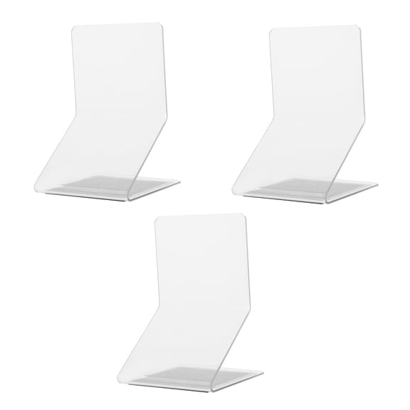 3 Pcs Supermarket Goods Back Support Plates Practical Fall Prevention Baffle