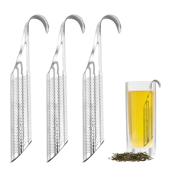 3 Pcs Tea Strainer,Tea Strainers For Loose Tea,Tea Infuser,Tea Diffusers For Loose Tea,Tea Steeper For Loose Tea,Loose Leaf Tea Steeper,For Leaf Tea, Coffee, Spices, Seasonings.