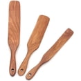 3 Pcs Teak Wood Spurtle Set for Sourdough Starter Spurtles Kitchen ...