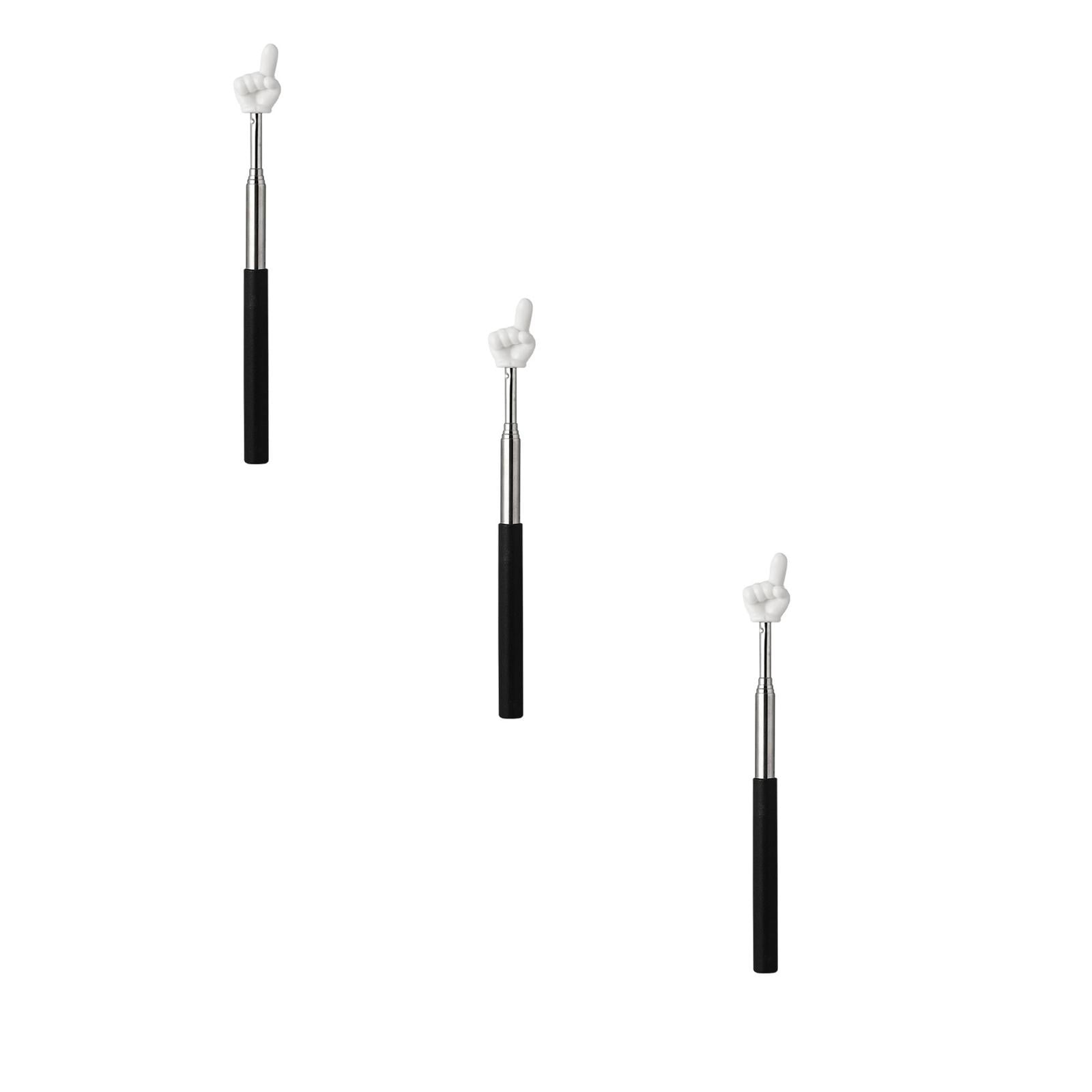 Extenable Pointer Finger 3 Pcs Telescopic Teacher Pointer Finger - Retractable Hand Pointer for ...