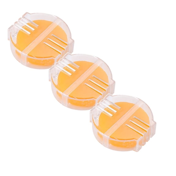 3 Pcs Thread Wax Thread With Box,Conditioner Beeswax For Hand Sewing Embroidery,Thread Wax For Embroidery,Thread Conditioner Wax For Quilting Sewing Strengthening Line Embroidery Wax,Yellow