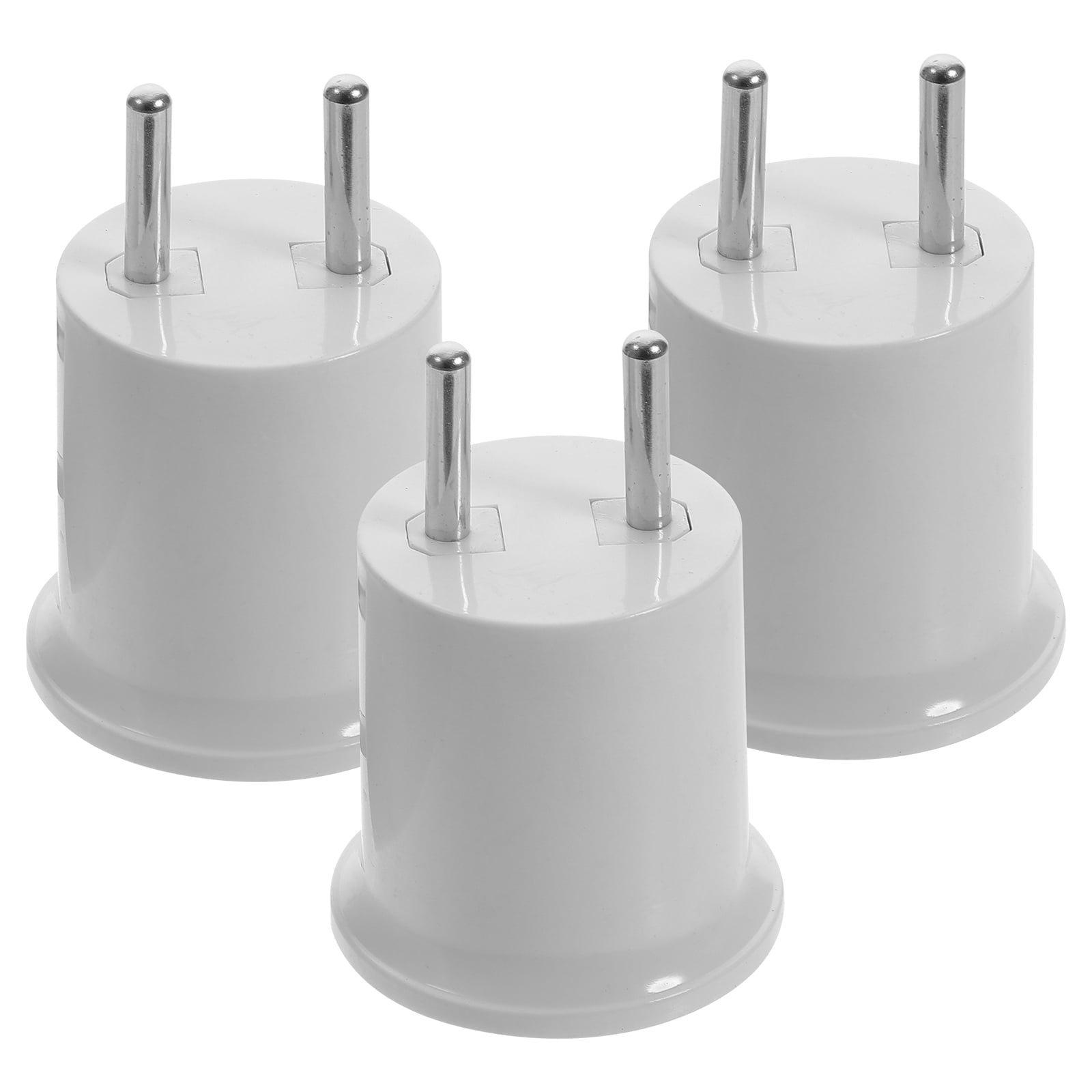 3 Pcs Threaded Lamp Holder Plug in Light Bulb E27 Socket E26 Conversion