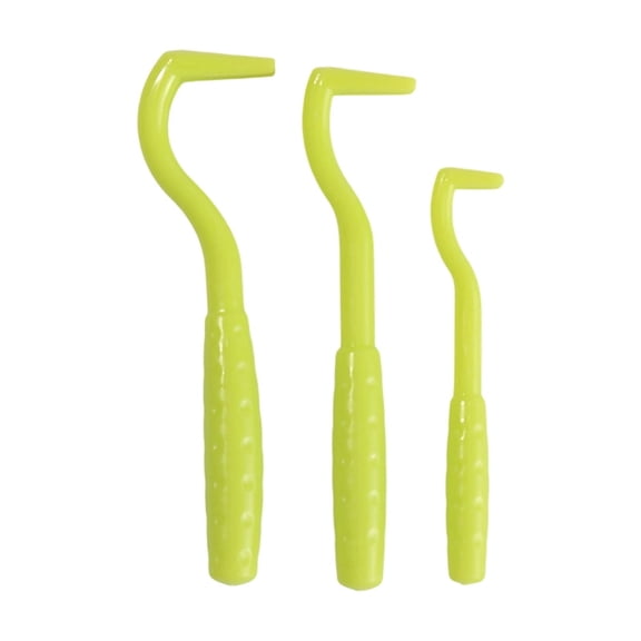 3 Pcs Tick Remover, Tick Removal Tool, 3 Sizes Safe Dog Tick Remover Flea and Tick Remover for Humans Home Small Large Pet Cat Dog, Removes Entire Head Body(1.9-2.5Inch,Green)