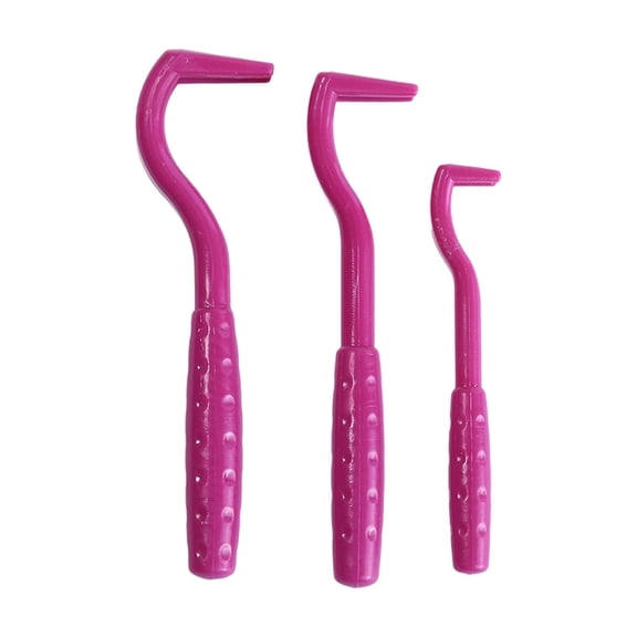 3 Pcs Tick Remover, Tick Removal Tool, 3 Sizes Safe Dog Tick Remover Flea and Tick Remover for Humans Home Small Large Pet Cat Dog, Removes Entire Head Body(1.9-2.5Inch,Purple)