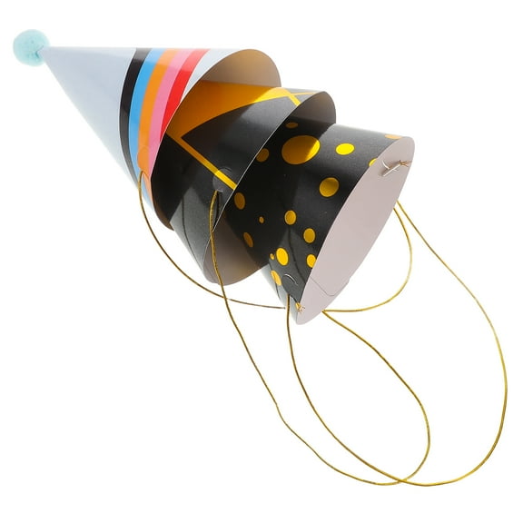 3 Pcs Tiny Party Hats for Toy Animals Mini Birthday Cone New Years Eve Supplies Kids Man Child
