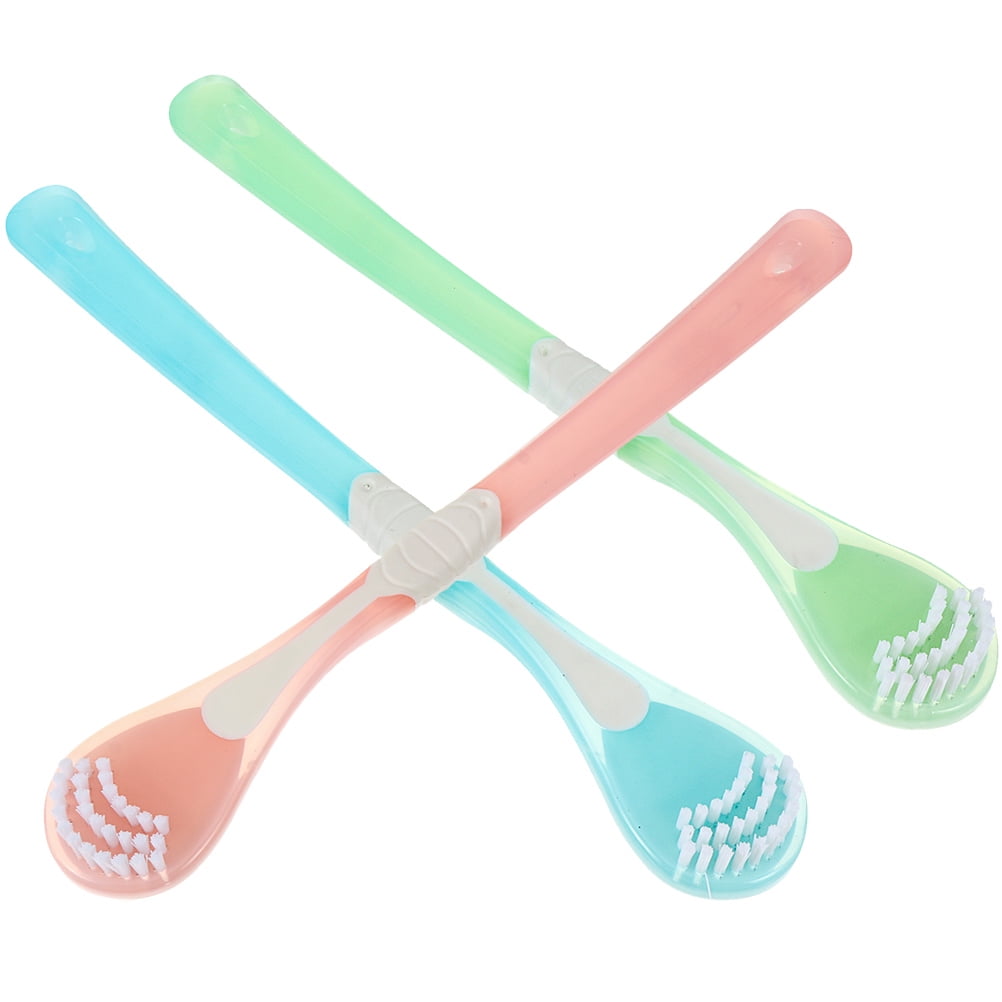 3 Pcs Tongue Cleaning Brush Tongue Scraper for Adults Adults Tongue