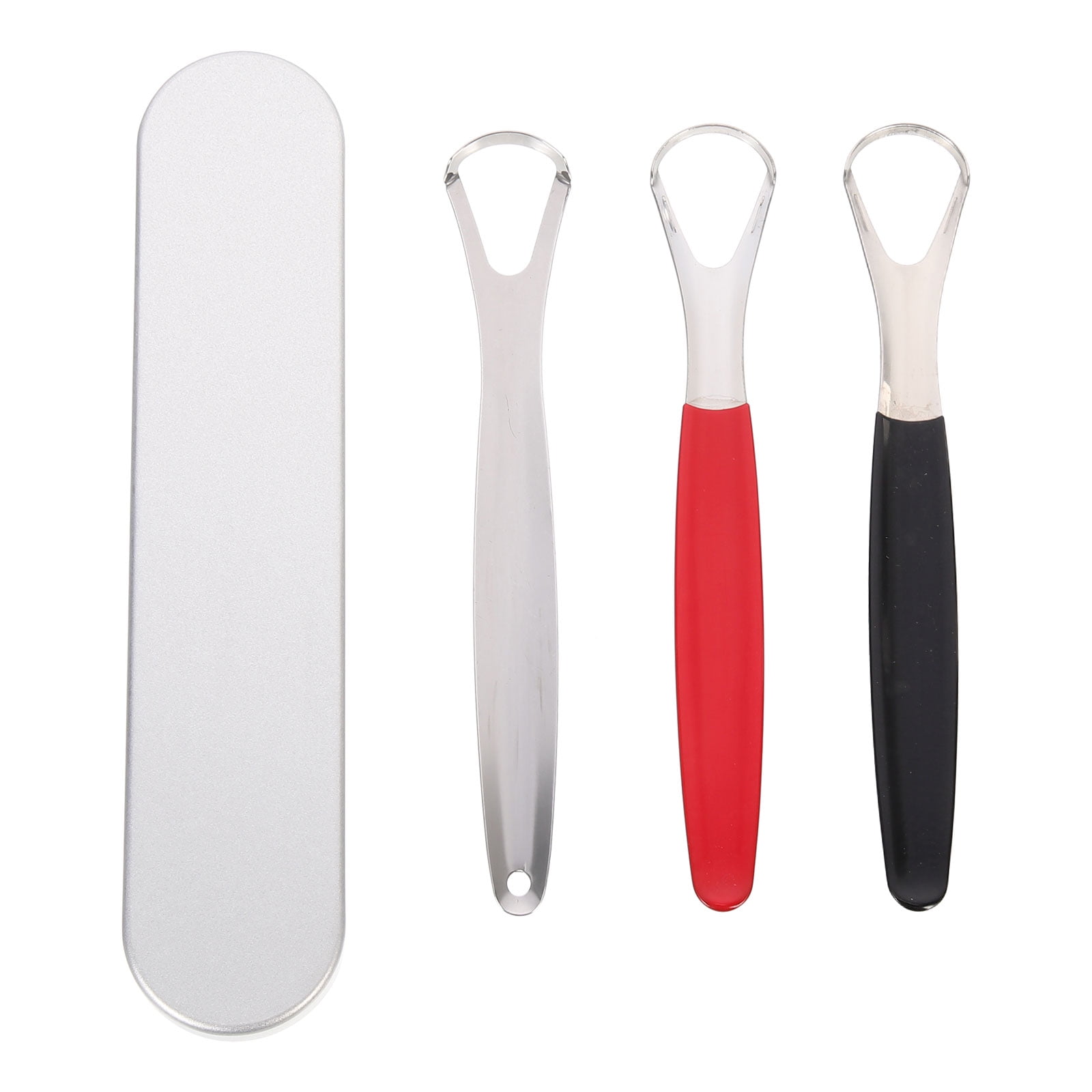 3 Pcs Tongue Scraper for Adults Stainless Steel Tonsil Stone Remover