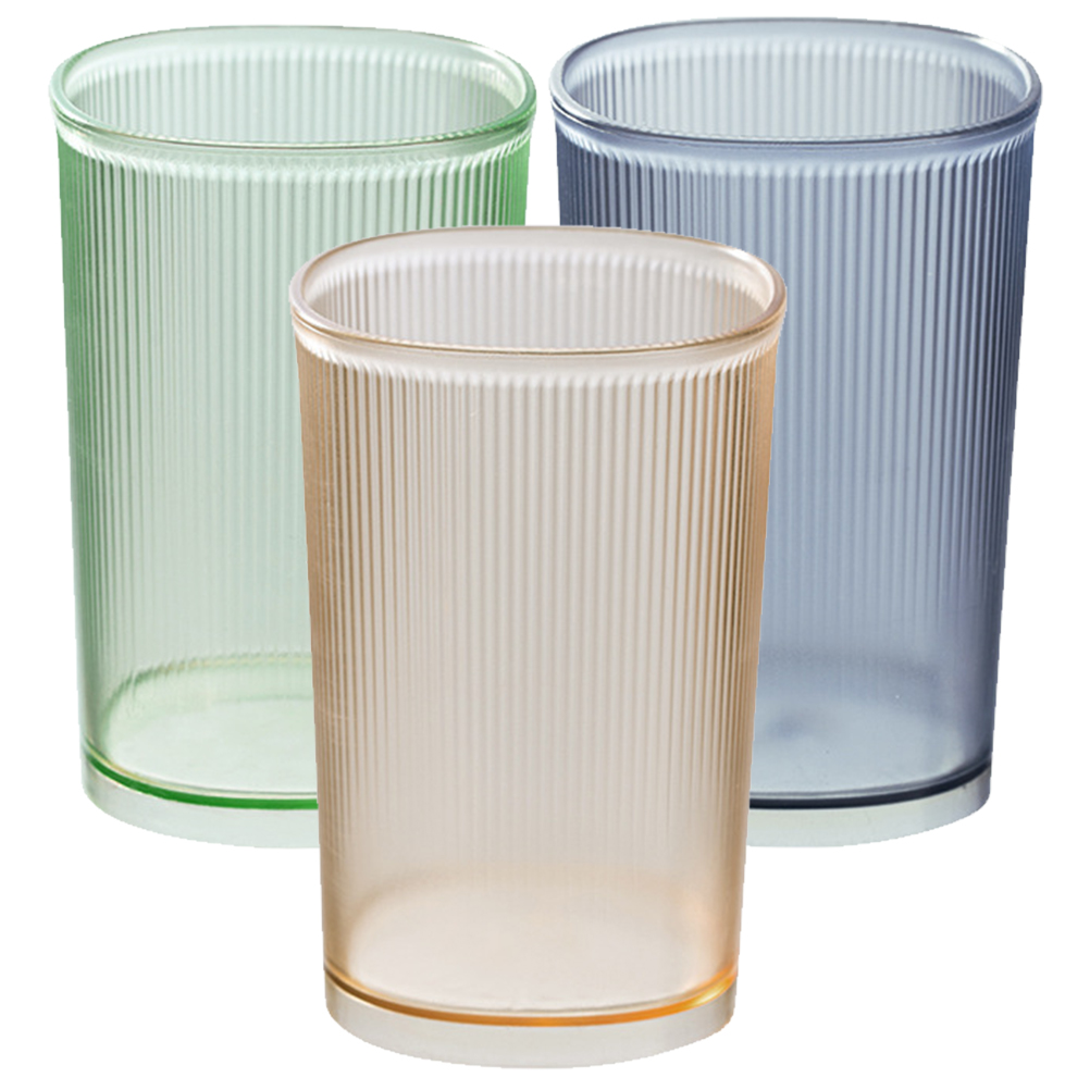 3 Pcs Transparent Teeth Cleaning Cup Plastic Mug Wash Cups Mugs