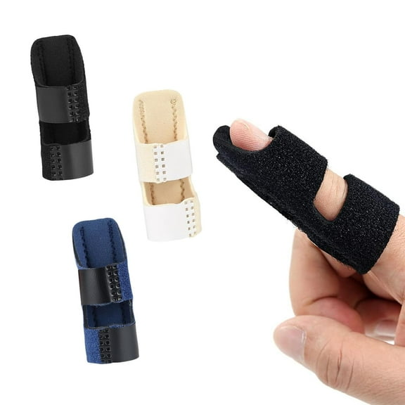 3 Pcs Trigger Finger Splint, Upgraded Finger Splints, Straighten Broken or Bent Fingers & Thumbs, Stabilizer Brace for Broken, Strained, Sprained, Swollen Fingers, Arthritis or Tendinitis