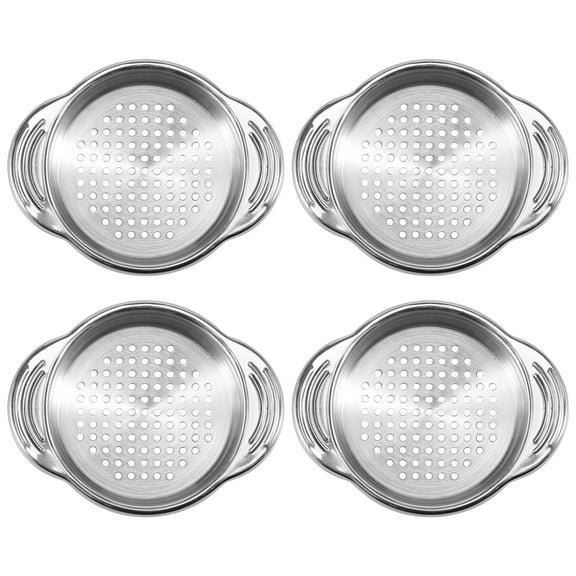 3 Pcs Tuna Can Strainer Stainless Steel Food Can Strainer Sieve Metal Tuna Press Lid Canning Colander Oil Drainer Tuna Can Filter for Beans Vegetables