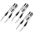 thumbnail image 1 of 3 Pcs Tweezers with LED Light, Stainless Steel Tweezers with Light, Comfortable Make Up Lighted Tweezers for Eyebrow Eyelash Hair Removal, 1 of 7
