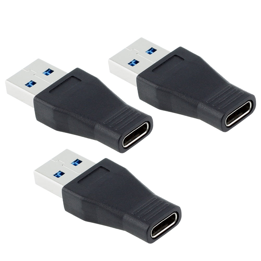 3 Pcs USB to Micro Type Adapter for Moble Cell Portable Charger ...