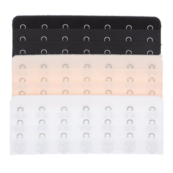 Masteelf 3-Pack Bra Extenders with 3 Rows and 7 Hooks, Closure for Comfortable Underwear Fit