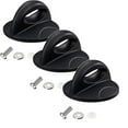 thumbnail image 1 of 3 Pcs Universal Pot Lid Replacement Knob for rival crockpot Replacement Parts Pan Lid Hoding Handle Replacement Compatible with Kitchen Cookware Casserole Glass Saucepan, 3x1.8 Inch, Black, 1 of 9