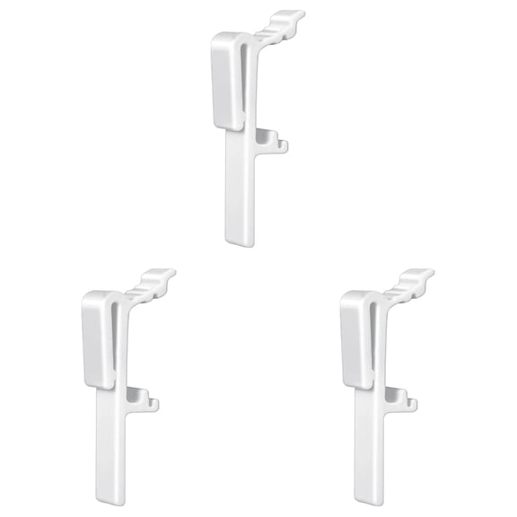 3 Pcs Vertical Blind Clip, Vertical Blinds Dust Cover Holder Bracket, Blinds Replacement Parts Valance Clip | Blind Valance Clips for Blinds Header 3.3Inch, Blind Dust Cover Valance Clip