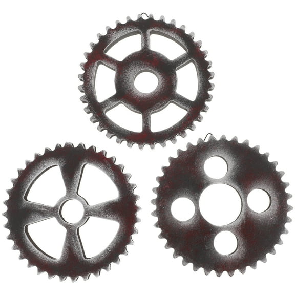3 Pcs Vintage Steampunk Gear Wall Decoration Premium Material