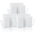 thumbnail image 1 of 3 Pcs Wall Mount Phone Holder, Phone Stand for Bed, Wall Mounted Shower Phone Holder Remote Control Holder with Hooks, Self-Adhesive Universal Media Organizer Storage Box, 1 of 12