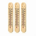 thumbnail image 1 of 3 Pcs Wall Thermometer Indoor Large Outdoor Thermometers for Patio Double Scales Thermometer for Temperature Home Pool, 1 of 7