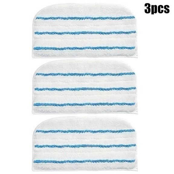 3 Pcs Washable Mop Pads Replacement for Black & Decker Steam Mops FSMH13E10-GB FSMH1321-GB,Reusable Mircrofibre Mop Cloth