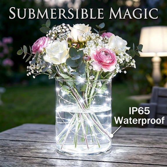 3 Pcs Water Light Projector Crystal Disco Light Outdoor Water Effect Night Projector LED Waterproof with Remote for Wedding Party Landscape Wall Tree Decoration