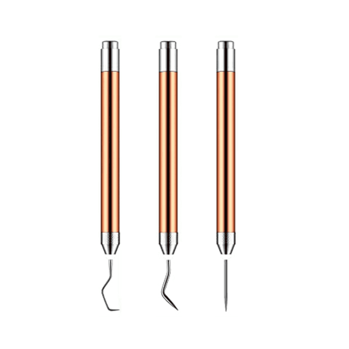 3 Pcs Weeding Tools for Vinyl with LED Light Set Pin Pen Weeding Tool