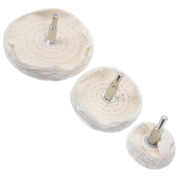 HEMOTON 3pcs Polishing Wheel Set for Drill Kit with Buffing Pad and Polisher Tool