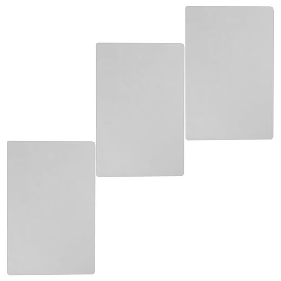 KALLORY 3-Pack Clear Plastic Drawing Boards with Anti- Smooth for Exam and Art Use