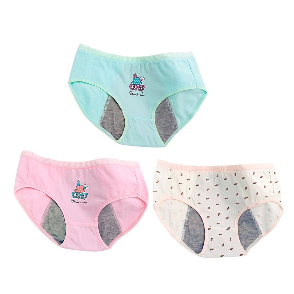 3 Pcs Xl Womans Panties De Algodon Para Mujer Moistureabsorbing Pants
